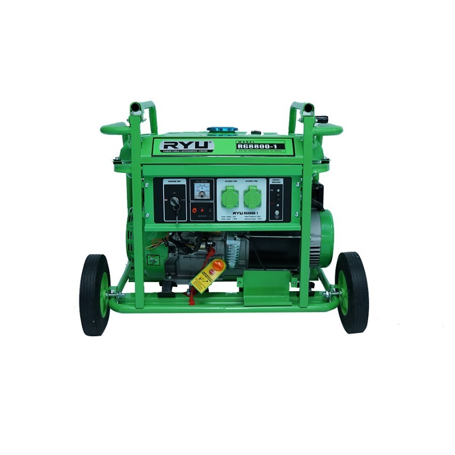 Mesin Genset Bensin 6500w RYU RG8800-1 Gasoline Generator Listrik 4Tak