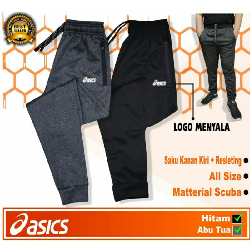 Celana Panjang Bahan Scuba Celana Voli Celana Pria Celana Wanita