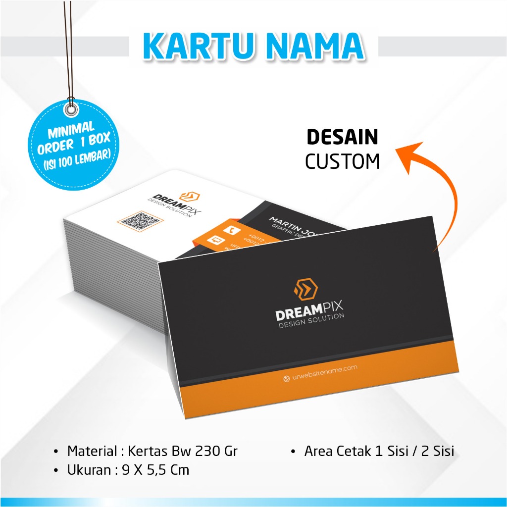 

CETAK KARTU NAMA CUSTOM / NAME CARD CUSTOM