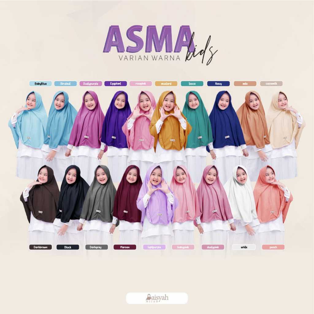 bergo asma | bergo anak | hijab anak | hijab