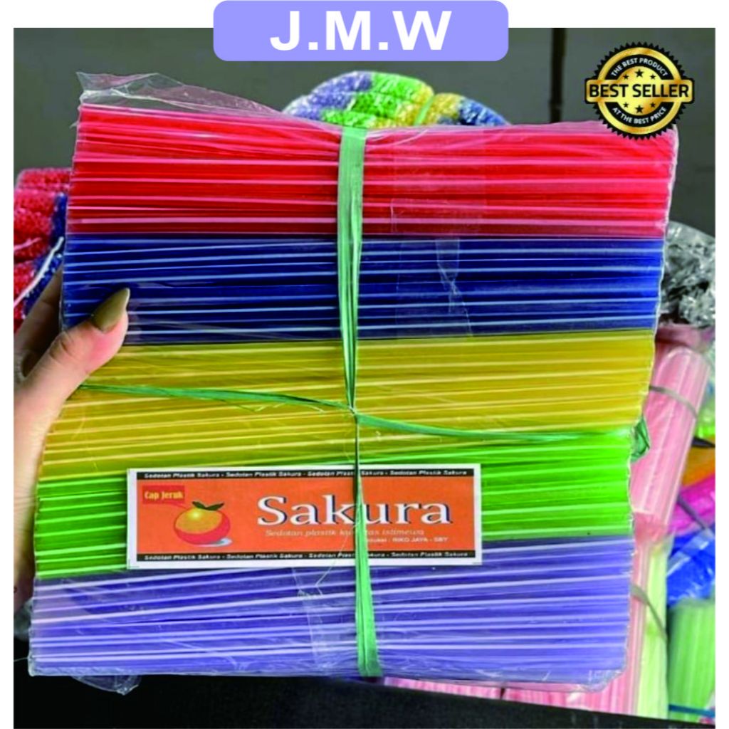Sedotan Warna Warni | Sedotan Es | Sedotan Teh | Sedotan Murah | Sedotan Plastik