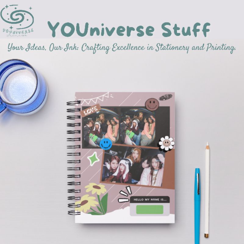 

Notebook Spiral A5 Notebook Newjeans OMG/Jurnal Book/K-Pop Notebook