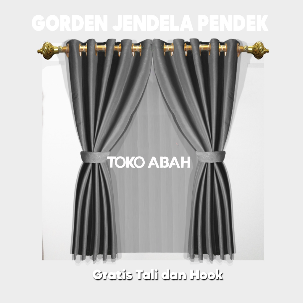 GORDEN JENDELA PENDEK - HORDENG JENDELA PENDEK - TIRAI JENDELA PENDEK - GORDYN JENDELA PENDEK EMBOSS