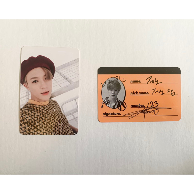 [Take All] Photocard pc + Crewcard Jeno Official Album We Go Up WGU NCT DREAM baret smini soundwave 