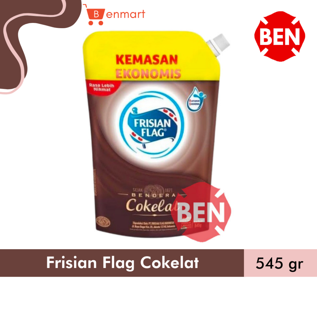 

Frisian Flag Susu Bendera Kental Manis COKELAT Pouch 545g Chocolate