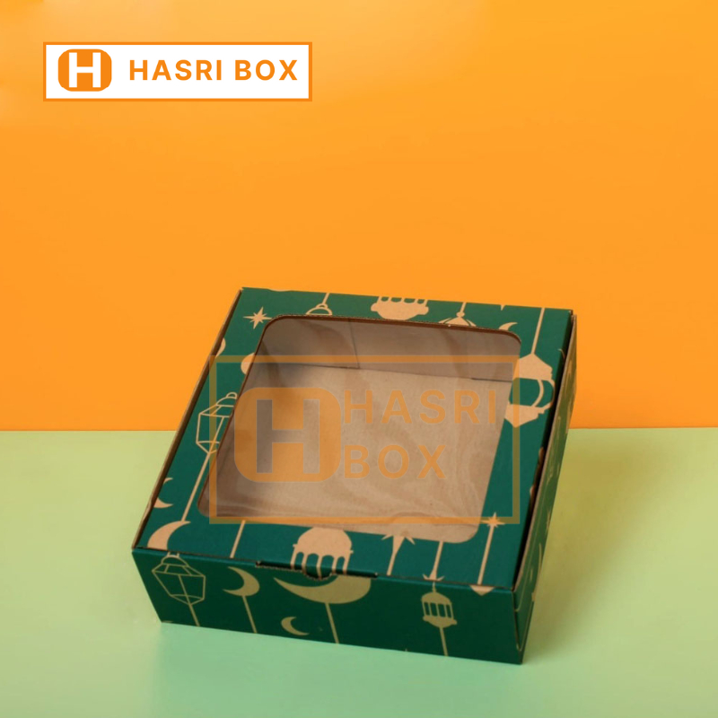 

(10 Pcs) Kotak Kue Box Cake Dus Lapis Legit Lebaran Ukuran 22x22x7cm Packaging Hampers Parcel Idul Fitri