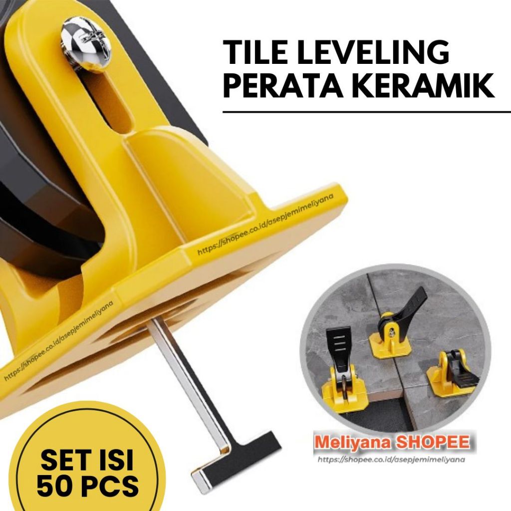 Perata Leveling Spacer Nat Gap Granit Keramik 50pcs Reusable Praktis Alat Bantu Pasang Granit Menjad