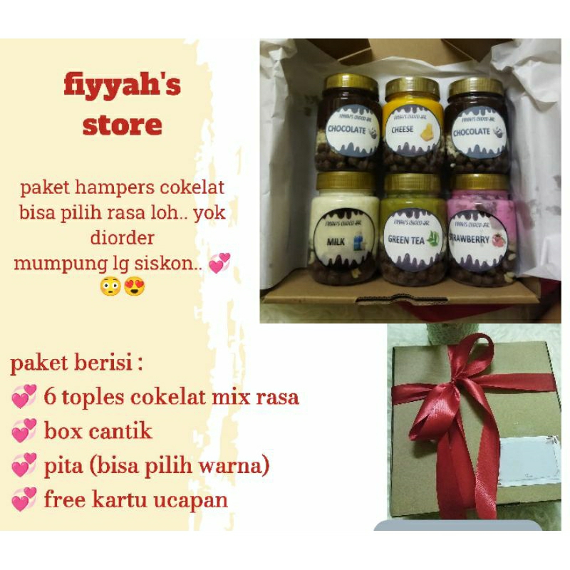 

(READY MEDAN) HAMPERS COKELAT JAR/HAMPERS COKELAT VIRAL/KADO COKELAT