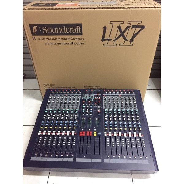 MIXER SOUNDCRAFT LX7II 16 CH / LX7 II 16 CHANNEL