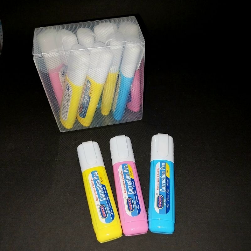 

(1 pack) Tipe Ex Cair / Correction Tape Ujung Besi Vanco CP701