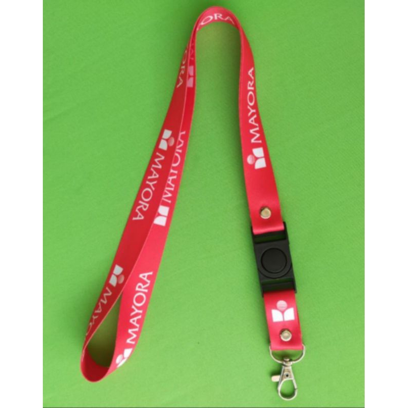 

TALI LANYARD MAYORA 2CM / 90CM /Gratis Holder Imitasi Kulit