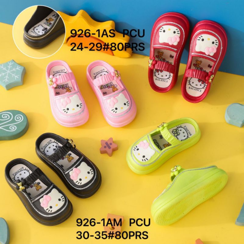 Sandal Anak Cewek Karet Balance Motif Hello Kitty