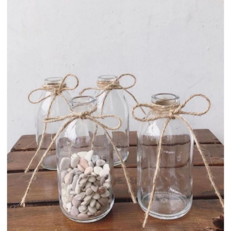 vas botol kaca aesthetic