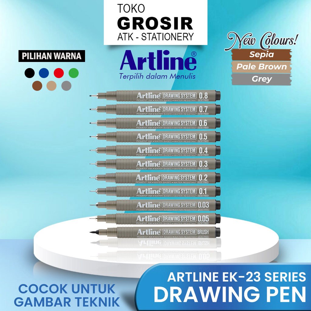 

Spidol Drawing Pen Artline 0,05 mm EK-2305