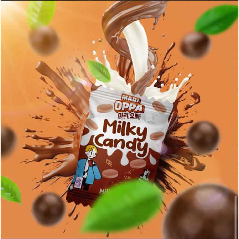 

PERMEN MARI OPPA RASA COKLAT ISI 10