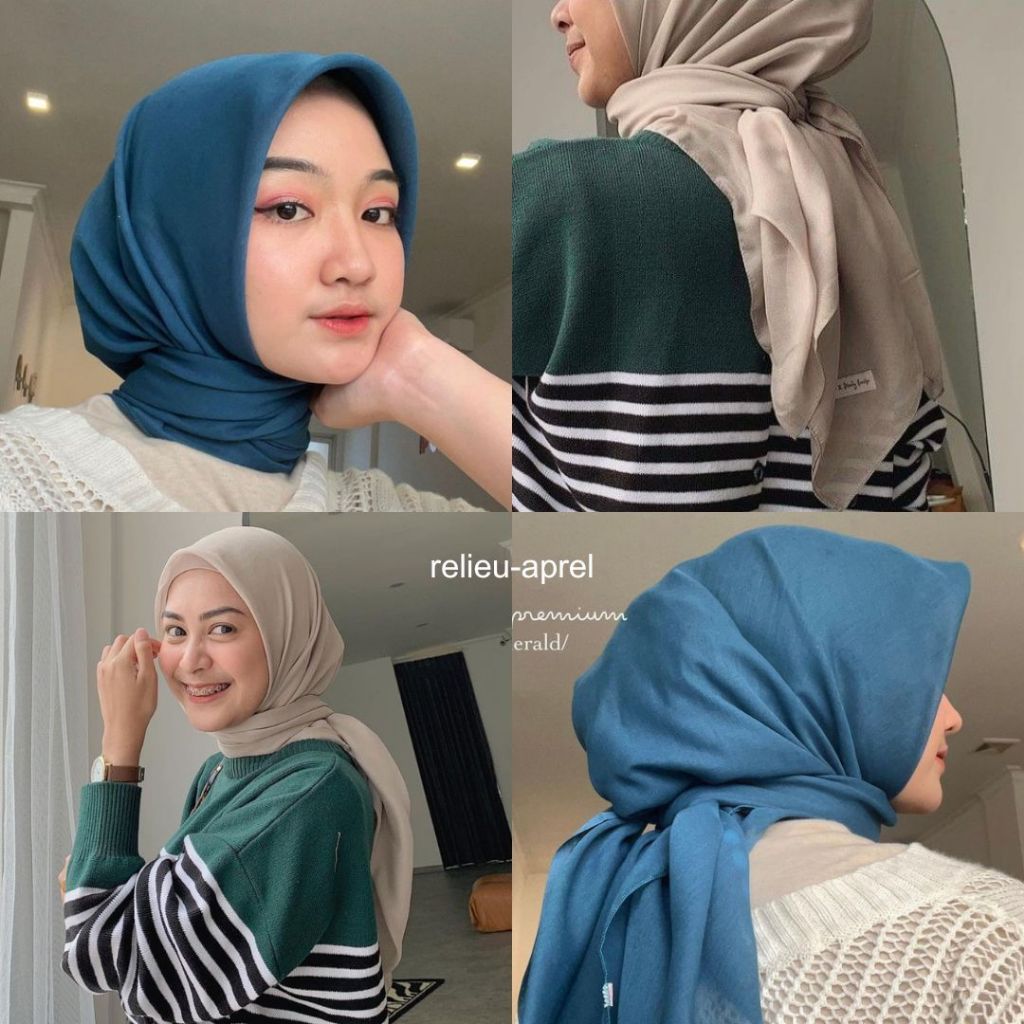 [COD] (aleesa - RELIEU) 56+ warna • part 3 - hijab paris premium ori - kerudung paris original premi