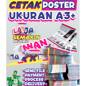 

Cetak STIKER /Poster/Brosur A3