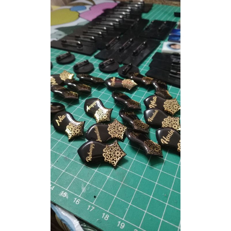 Pin Terompah Nabi (Custome Nama)