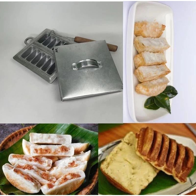 Cetakan kue pancong/kue pukis lengkap dengan tutup dan cutil/pengait Merek TS