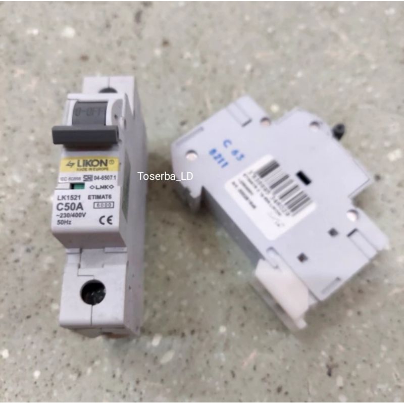 MCB 50A 1Pole LIKON EUROPE