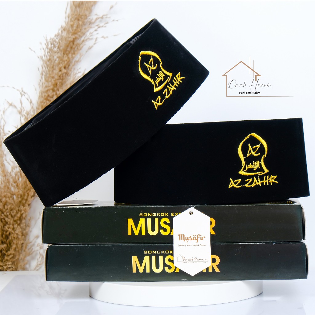 PECI AZ ZAHIR–SONGKOK AZ ZAHIR(AC)/PECI LOGO AZ ZAHIR AC–kopyah az zahir bordir