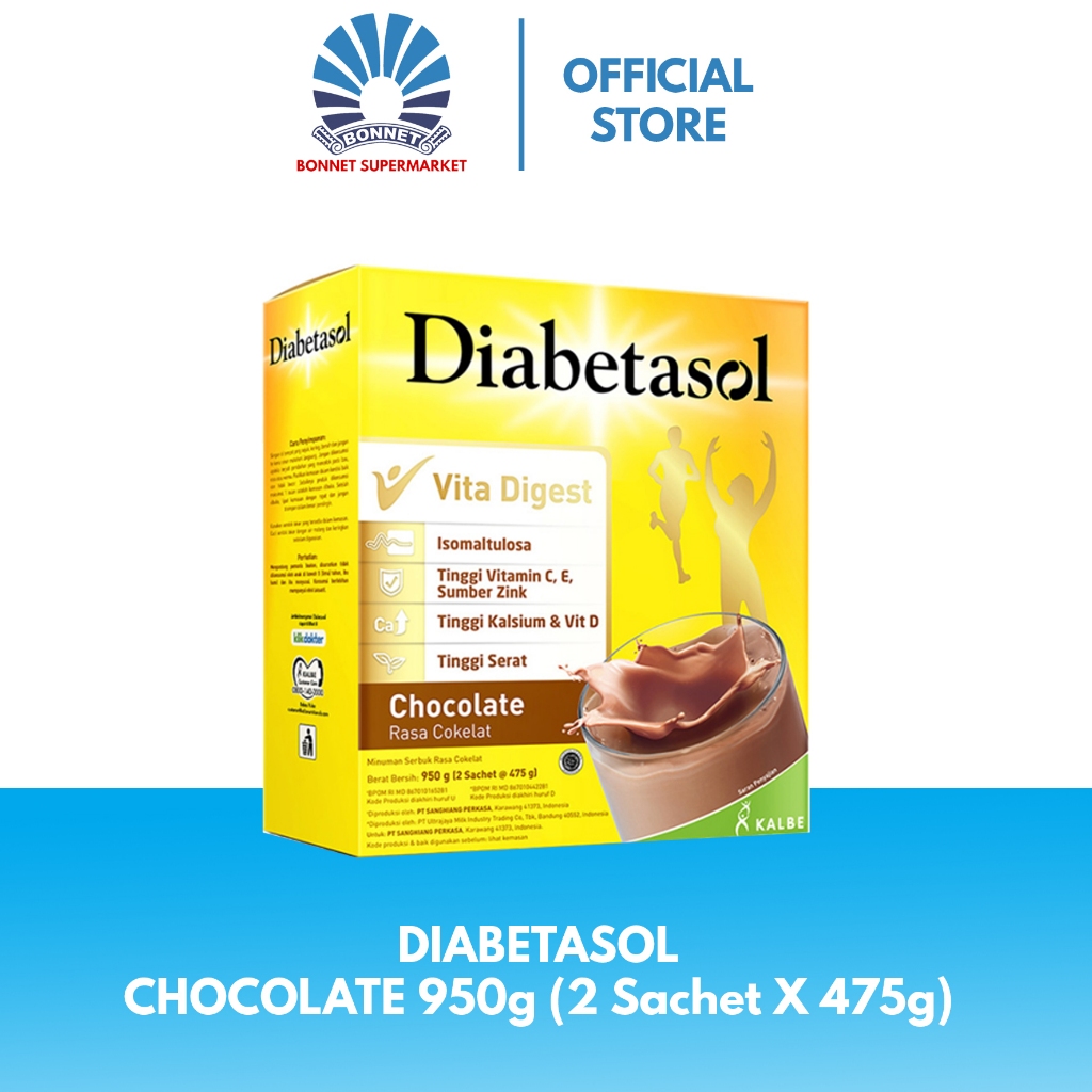 

Diabetasol Chocolate 950g (2 Sachet x 475g) 8992802026086