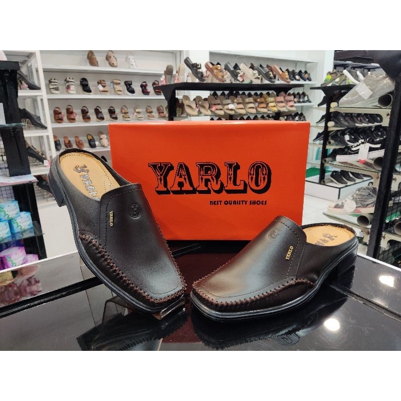 [ORIGINAL] Sandal Slop Pria 100% Kulit Asli YARLO | SM 06 | CK