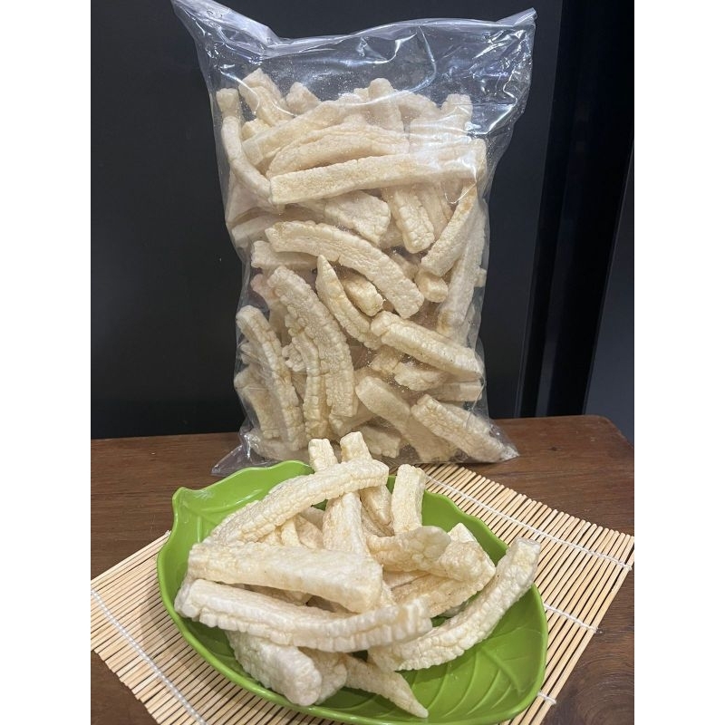 

Krupuk Rambak Oven asin gurih renyah