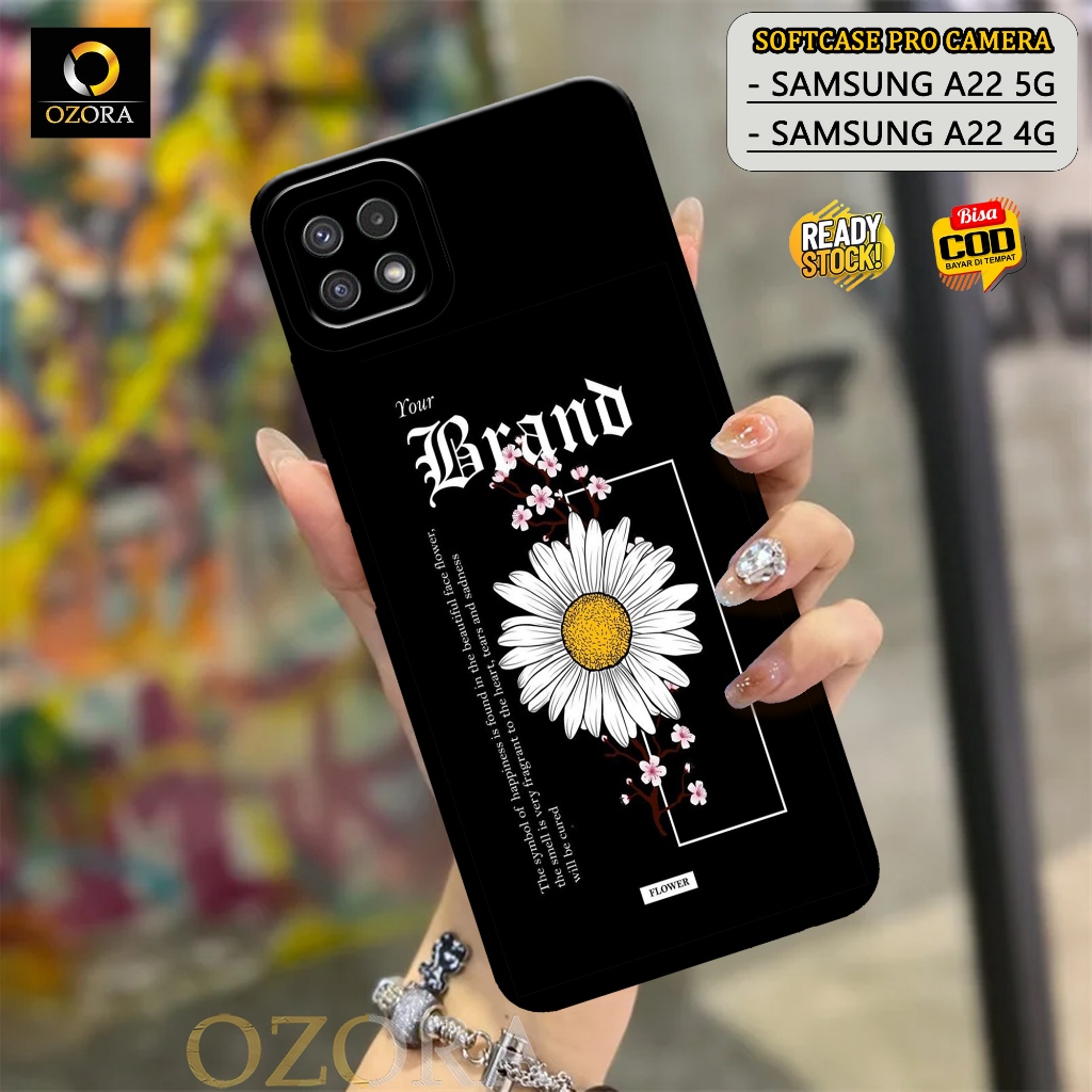 Case Samsung A22 5G / A22 4G Terbaru - OZORA - Fashion Case Bunga - Casing Hp Samsung A22 5G / A22 4