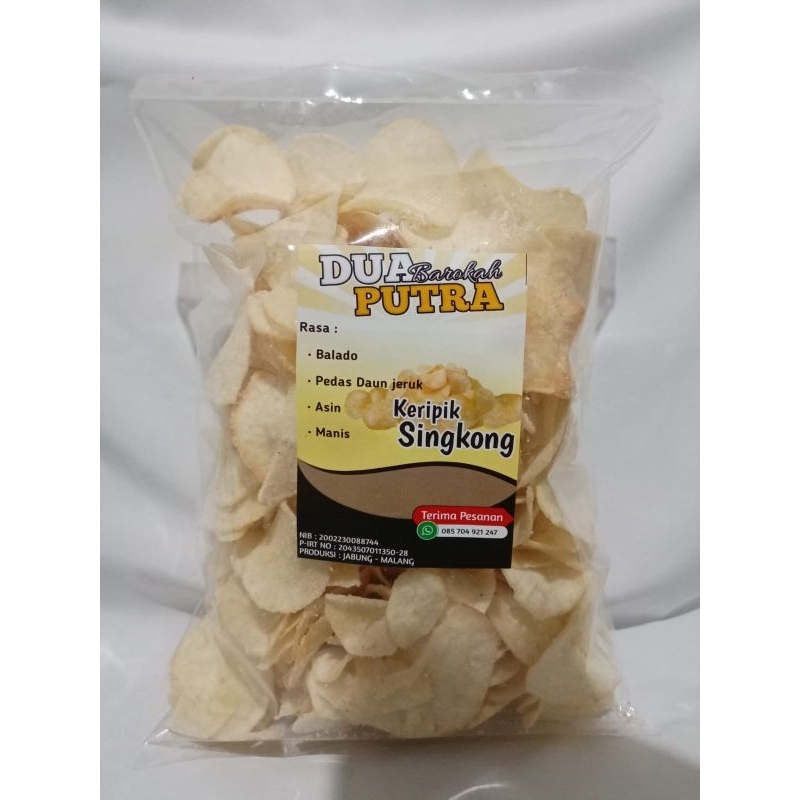 

Keripik singkong asin dua putra malang 250gr