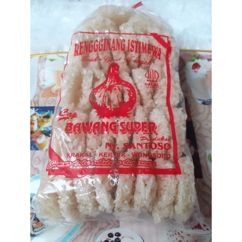 

Rengginang Beras Ketan Wonosobo Cap Bawang