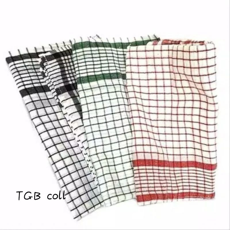 TERMURAH.... Serbet Lusinan Serbet Makan Kain Lap Kotak Kotak