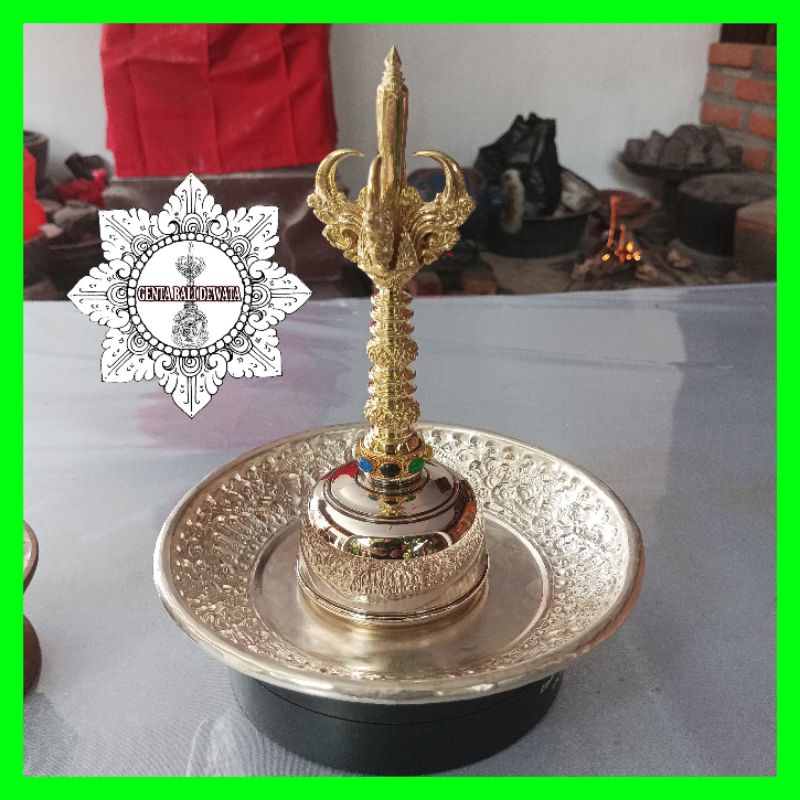 GENTA BALI DIAMETER 7 CM BONGKOK / GENTA BONGOK / GENTA CEBOL / BAJRA GENTA