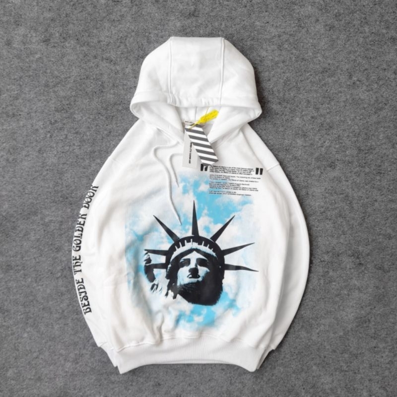 Hoodie Jaket Sweater Ow Liberty Fulltag Label