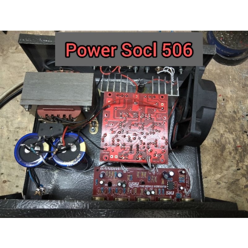 Power Socl 506, Trafo 5 Amper Siap Bunyi, Lengkap Vol Subwofer
