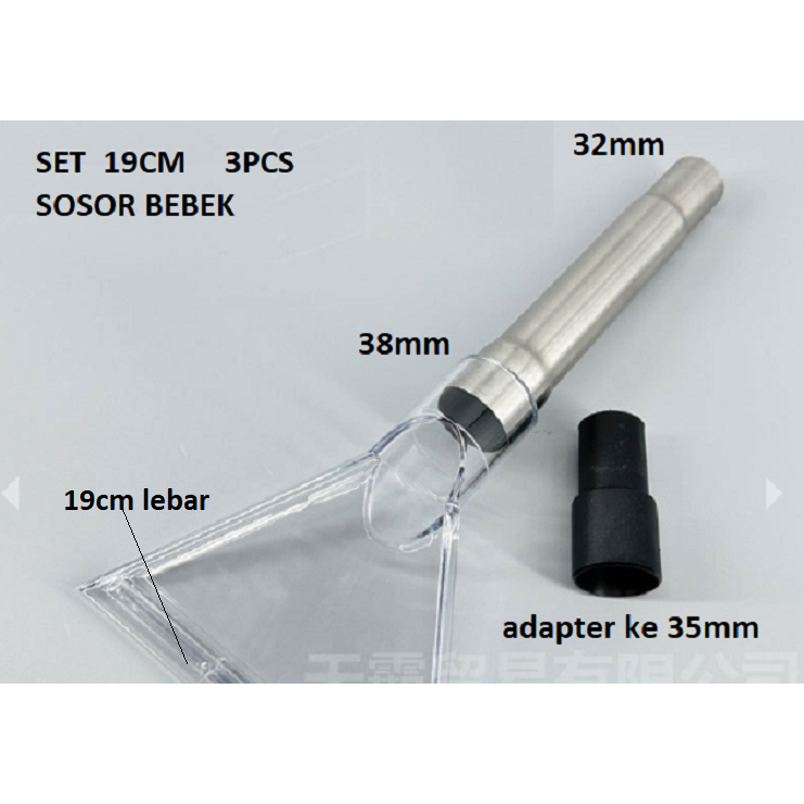 Swivel Cocor Bebek Bening Vacuum Cleaner Sofa Carpet Brush Wet Dry