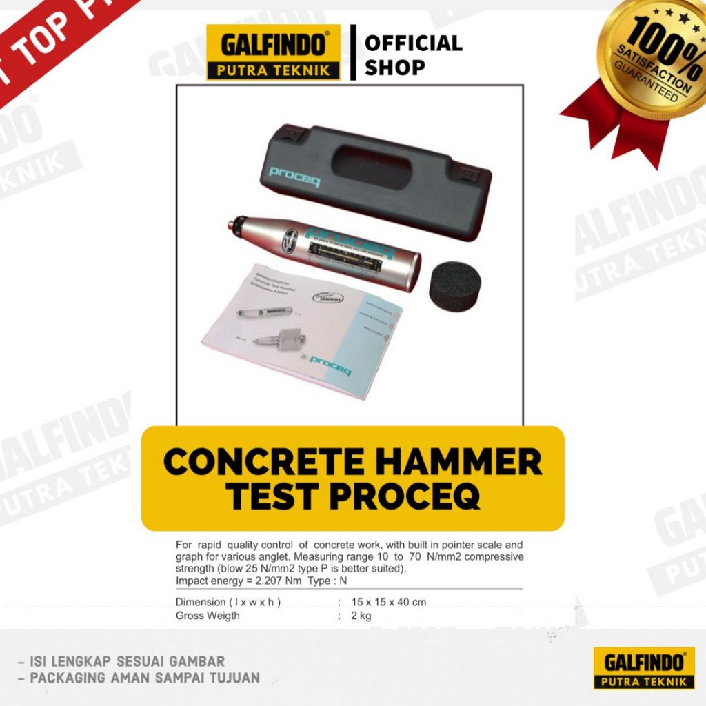 GALFINDO HAMMER TEST PROCEQ ALAT LABORATORIUM TEKNIK SIPIL