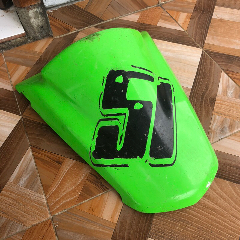 single seat seater cover jok belakang ninja 250r karbu original