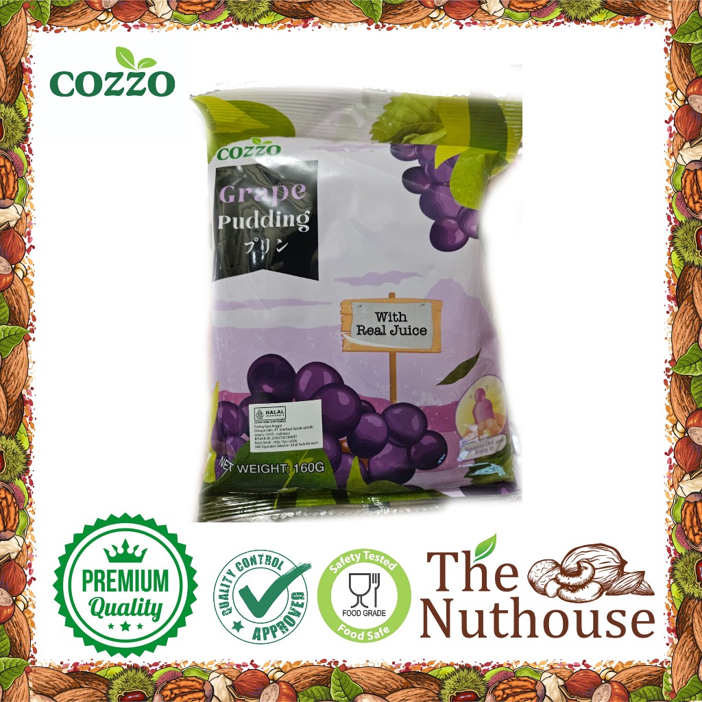 

Cozzo Grape Pudding with real Juice / Puding Anggur 160gr [HALAL]