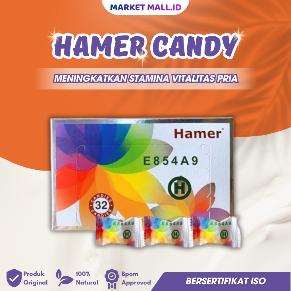Hamer Candy Rainbow Original Permen Stamina Pria - Isi 30 Pcs