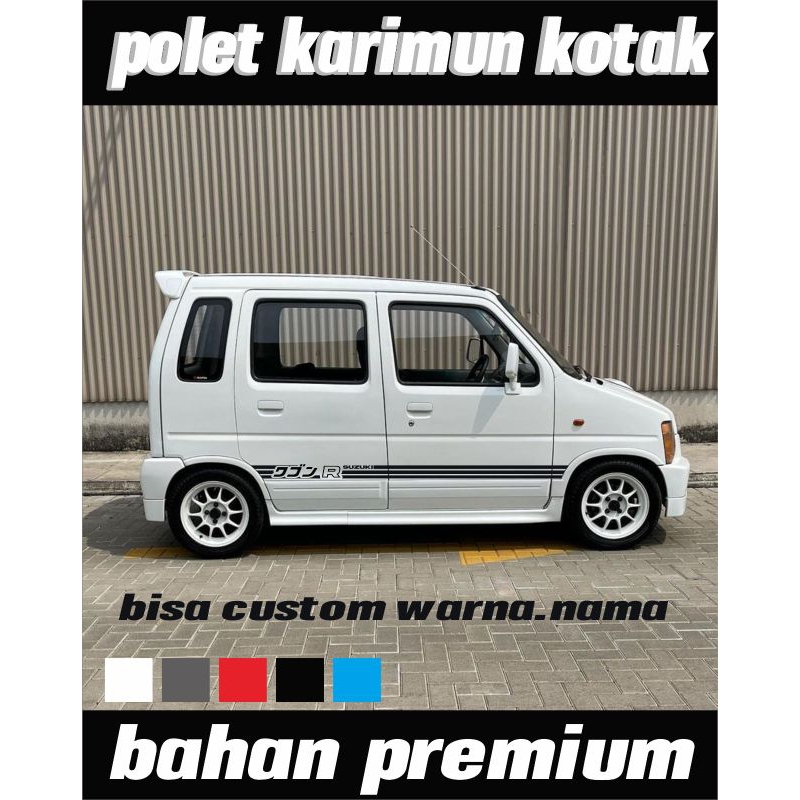 polet list pinggir karimun kotak. suzuki karimun kotak