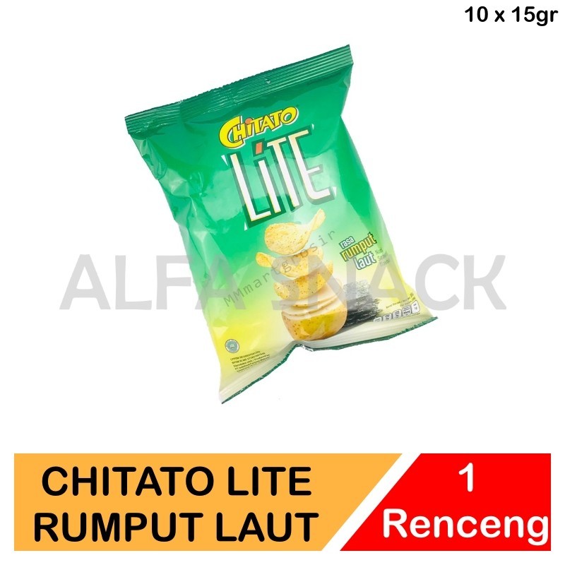 

Chitato Lite Rumput Laut Kemasan Renceng 10 x 14 gram