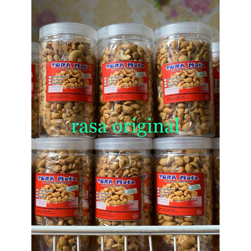 

KACANG METE PREMIUM RASA ORIGINAL 500gram