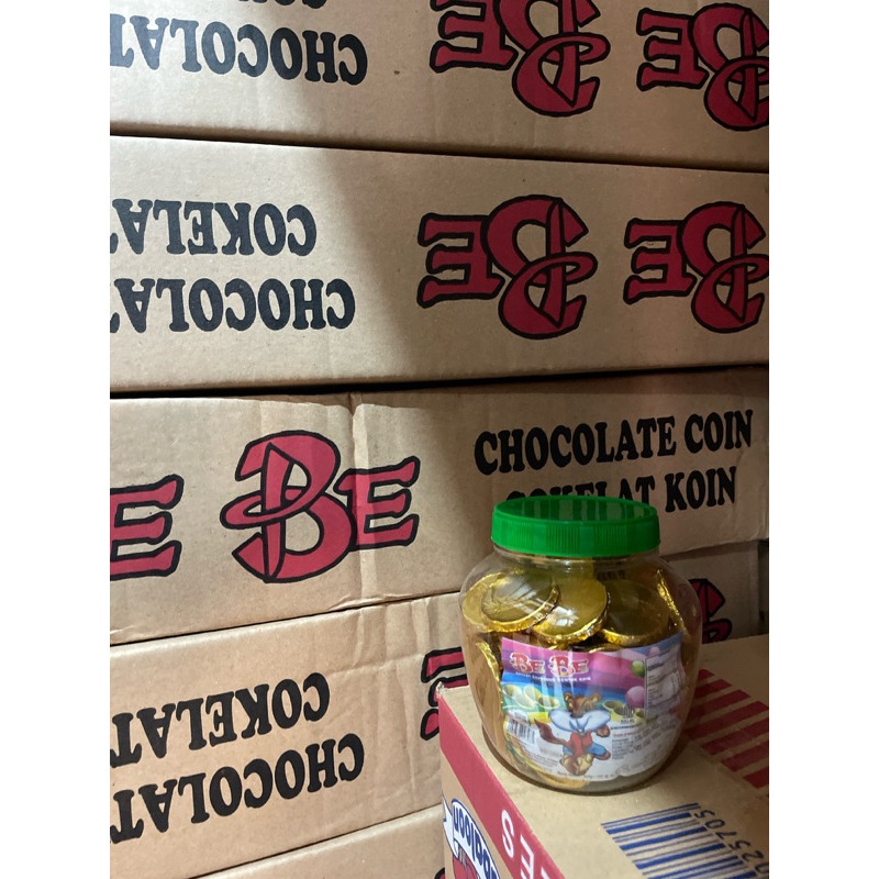 

pink Cokelat Koin Emas bebe Coklat chocolate Coin isi kurang lebih 100