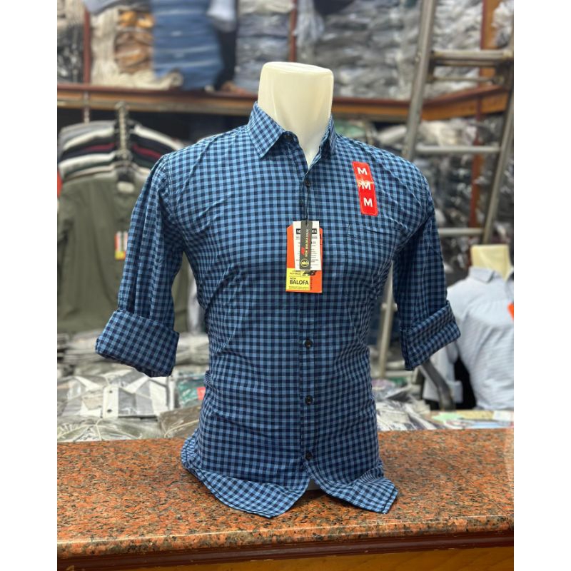 kemeja full katun premium, original Balofa. kemeja Koko || Kemeja kasual || lengan panjang