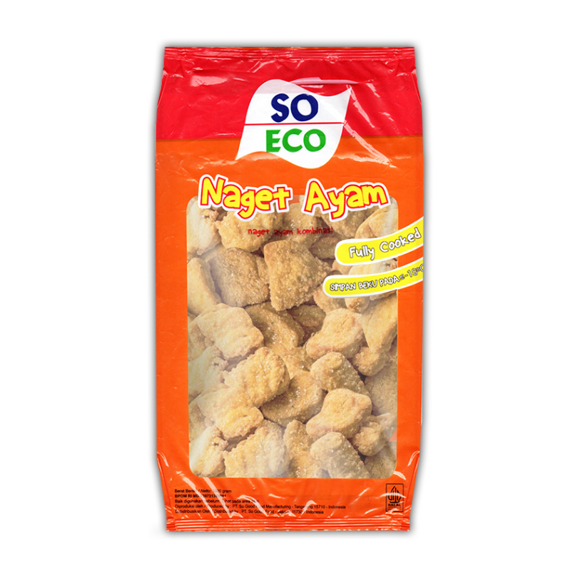 

Nugget Ayam, Nugget So Eco 1kg, Halal