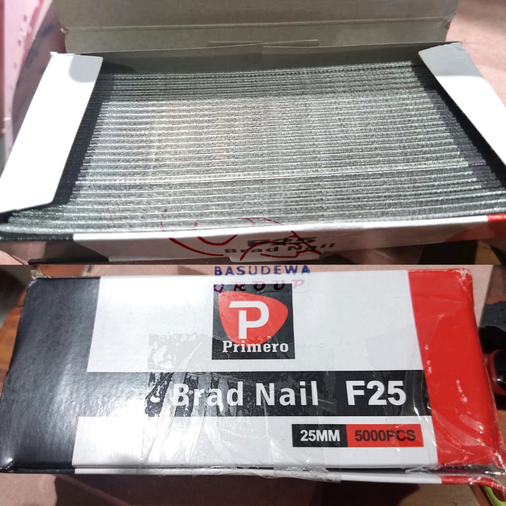 

PRIMERO ISI STAPLES PAKU TEMBAK F25 / BRAD NAIL F 25 PRIMERO