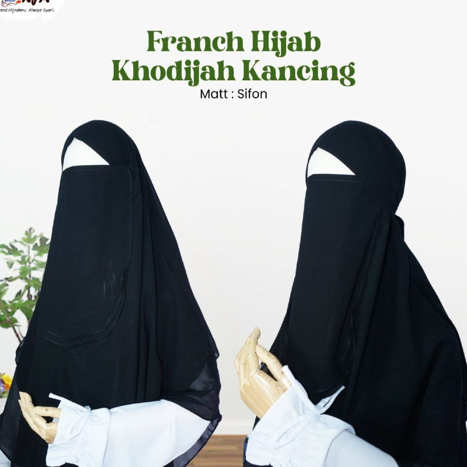 FRANCH KHIMAR FK JILBAB SYARI HIJAB INSTAN (FK KHADIJAH KANCING)
