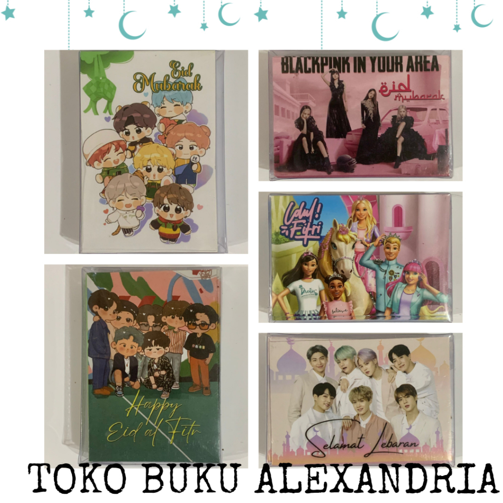 

Angpau THR Lebaran / Amplop THR Lebaran BTS, Blackpink, Barbie Premium Isi 50