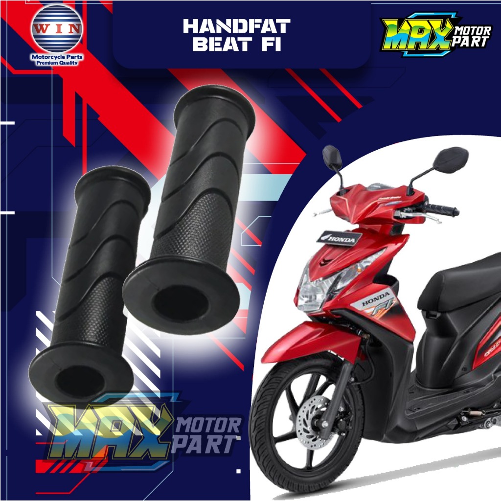 Handfat Karet Stir Setir Beat FI Merk WIN. Handfat Beat FI